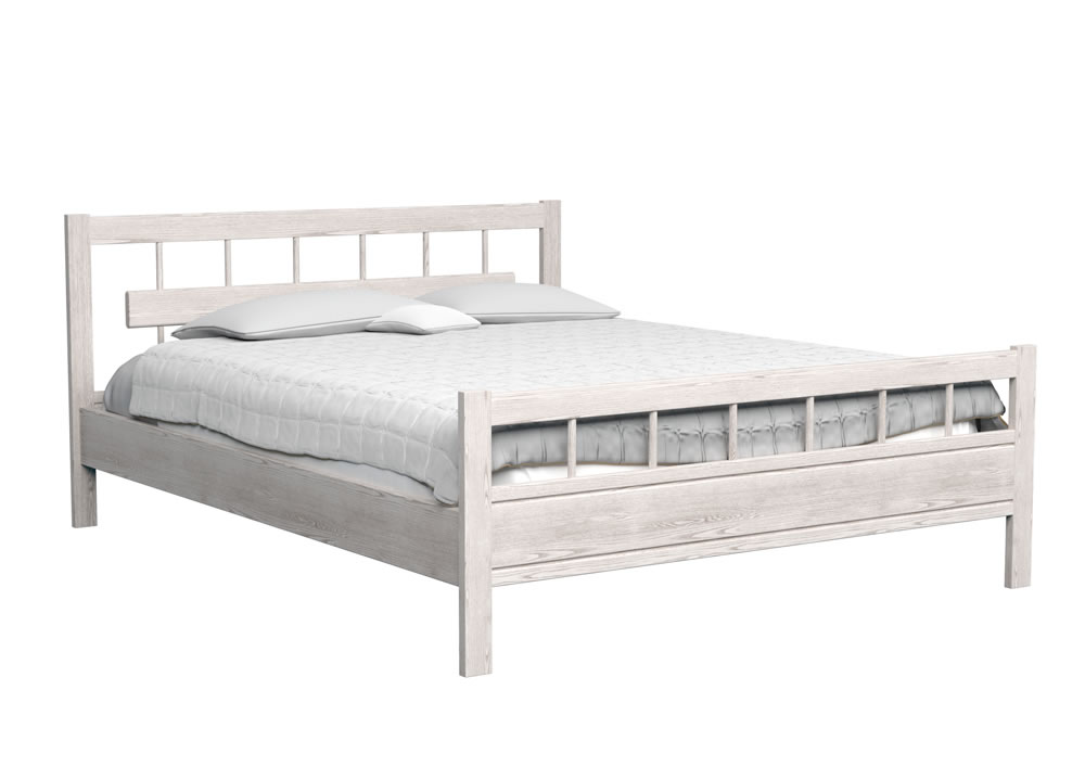 Кровать Дримлайн Троя бук-серый 150х200